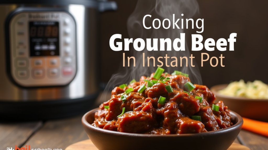 cooking ground beef in instant pot